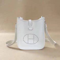 hermes evelyn off white|Hermes evelyne handbags.